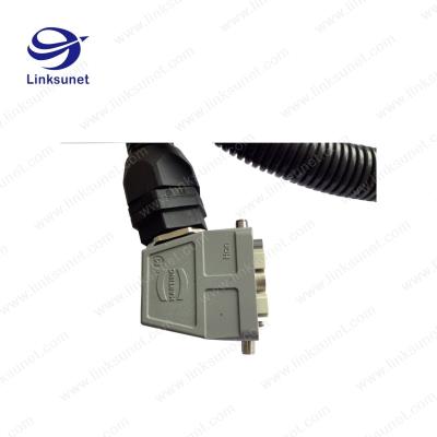 Chine Entrée résistante SZ6B M25 de côté de CAPOT de conn. de connecteurs de Harting adaptée aux besoins du client grand par courant à vendre