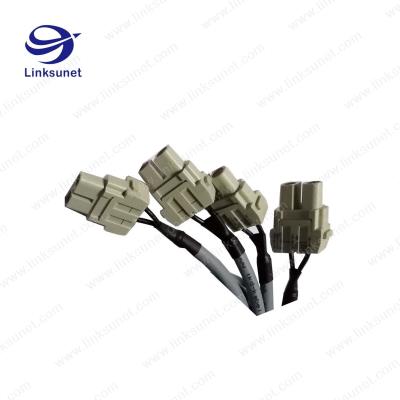China Do módulo 600v cinzento axial da liga de cobre de Han 40A chicote de fios resistente dos conectores à venda
