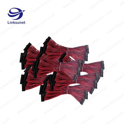 China material automotriz del alambre de Ptfe de la haz de cables de la echada 22awg de 2.54m m con Pin 2 * 22 en venta