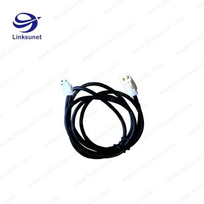China Addieren die kundenspezifischen natürlichen Verbindungsstücke mit 5557 Reihen Kabelstrangs MOLEX BK Geschirr des Anschluss-DJ6023 zu verkaufen