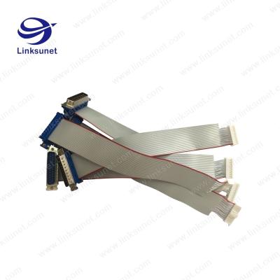 China 1.27MM PICH UL2651 - 28AWG JST IDC Connectors Ribbon Cable Gray PVC for sale