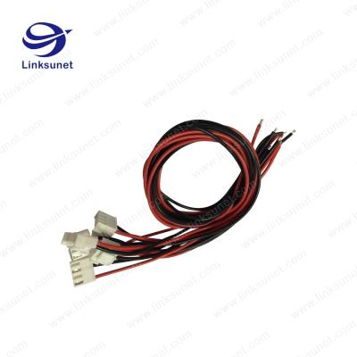 China Liyf 1.0 rad / black cable add vh series natural 3.96mm Single row jst connectors wire harness for sale