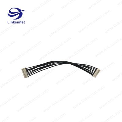 China jst phr - 8 2.0mm Natural connectors and 24AWG black PVC cable wire harness for sale