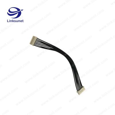 China Los conectores naturales del jst del pH 7pin 2.0m m y el PVC negro 24AWG telegrafían el arnés de cable en venta