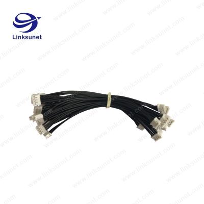 China jst phr - 4 2.0mm Natural connectors and 24AWG black PVC cable wire harness for sale