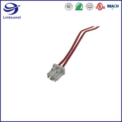 China 2 pin Single Row NSH Series Easier Insertion and Secure 1.0mm Rectangle Connectors with Lock for Wire Harness for sale