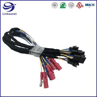 China 4 pin Single Row SM Series 2.5mm pitch Rectangle Wire to Wire Connectors with Wire Harness for Assisted Driving for sale