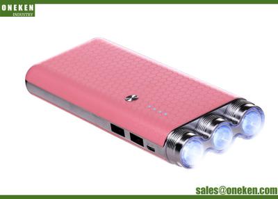 China Flash Light Highest Capacity Portable Battery , 9000mAh Cell Phone Battery Chargers for sale