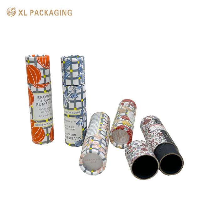 XL Packaging Custom Packaging Box Small Colorful Lip Balm Paper Tube ...