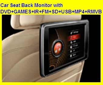 China 10.1” Headrest DVD Player with with DVD+GAMES+IR+FM+SD+USB+MP4+RMVB for sale