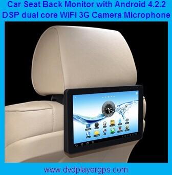 China Seat Back Monitor Android 4.2.2 10.1 inch touch screenwith Wifi,3G Function,FM transmitter for sale