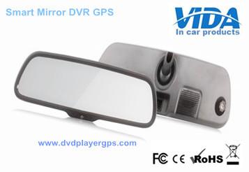 China Smart rear view camera GPS with GPS navigation bluetooth DVR for sale