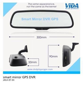 China 5 Inch Rear View Mirror GPS Navigation with DVR,Bluetooth,MP3,MP4 for sale