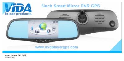 China 2014 Newest 5 Inch DVR Smart Mirror GPS with Bluetooth,HD DVR,FM Transmitter for Toyota for sale