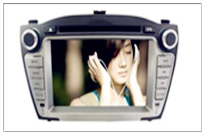 China HYUNDAI Two DIN 7'' Car DVD Player with gps/TV/BT/RDS/IR/AUX/IPOD special for IX35 for sale