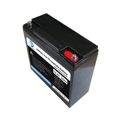 China Lightweight 20Ah 12V LiFePo4 Battery Deep Cycle Lithium Ion 12V Battery Pack for sale