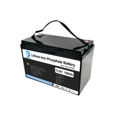 Chine RV 12V 100Ah LiFePO4 batterie à cycle profond Lithium fer phosphate batterie solaire à vendre