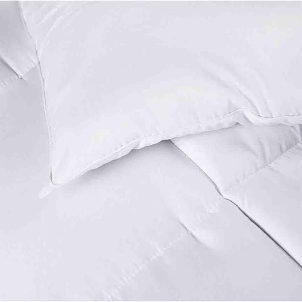 Quality Quilted Comforter with Corner Tabs Hotel Box Stitched Down Alternative Comforter for sale