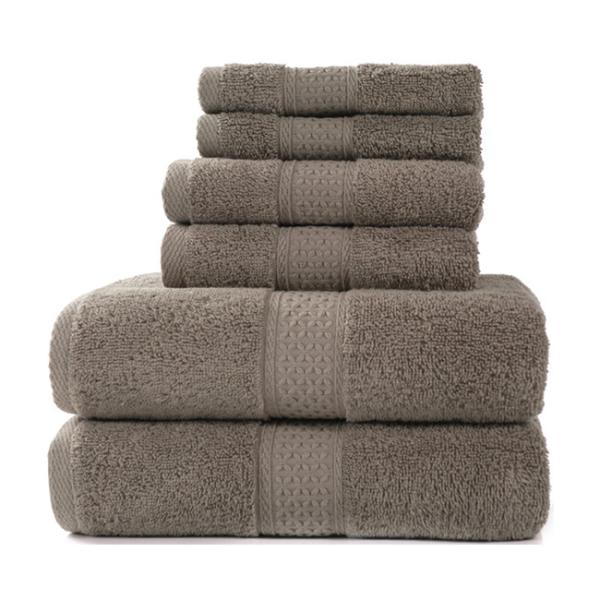 Quality Highly Absorbent and Soft Knitted Cotton Towels 3pcs Set for Your Bathroom Needs for sale