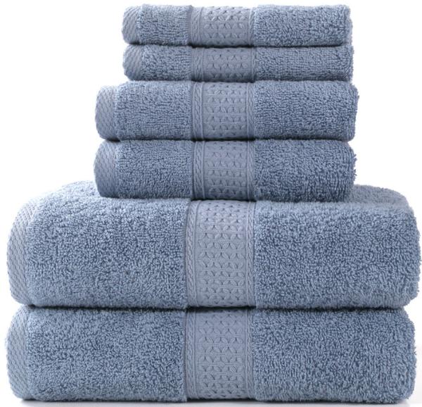 Quality Highly Absorbent and Soft Knitted Cotton Towels 3pcs Set for Your Bathroom Needs for sale