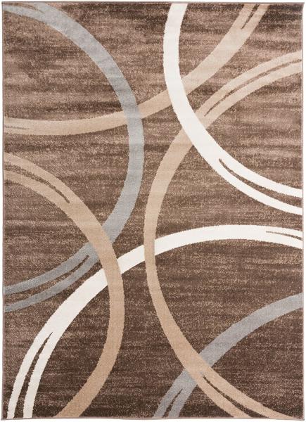 Quality Office Modern Wavy Ring Design Area Carpet with 12MM Pile Height for sale