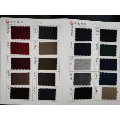 Chine Tissu tissé teint en boucle personnalisé laine coton polyester tissu mélangé pour costume à vendre