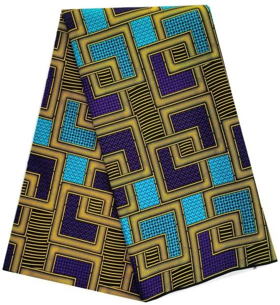 Quality Woven Cotton Wax Fabric for African Garments Traditional African Print for sale