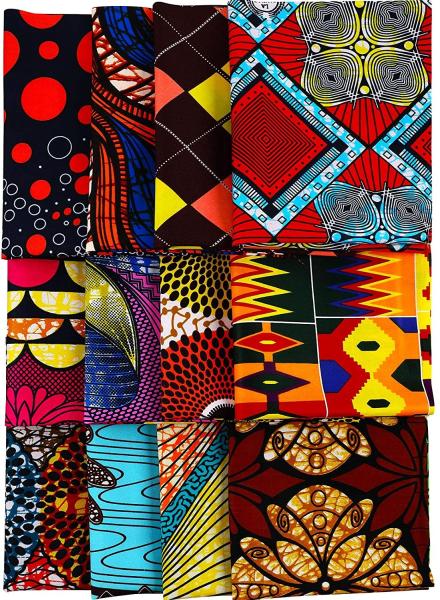 Quality Woven Cotton Wax Fabric for African Garments Traditional African Print for sale