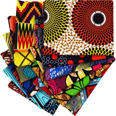 Quality Woven Cotton Wax Fabric for African Garments Traditional African Print for sale