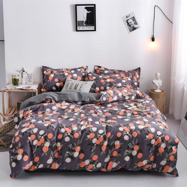 Quality Bedroom African Bedding Set with 300tc Thread Count and Custom Leaf Pattern for sale