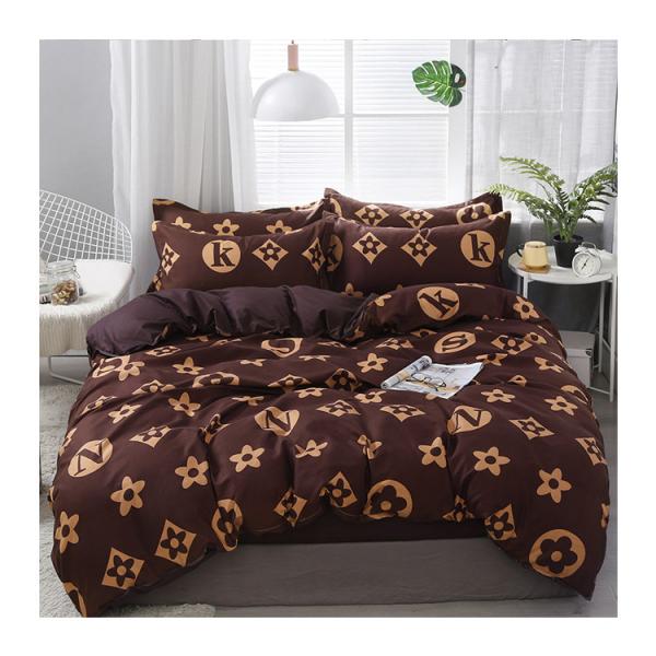 Quality Bedroom African Bedding Set with 300tc Thread Count and Custom Leaf Pattern for sale