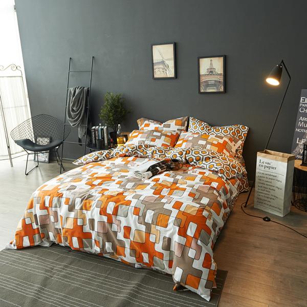 Quality Yarn Dyed Pattern 100% Bamboo Duvet Cover Set Modern Style with Bedsheet for sale