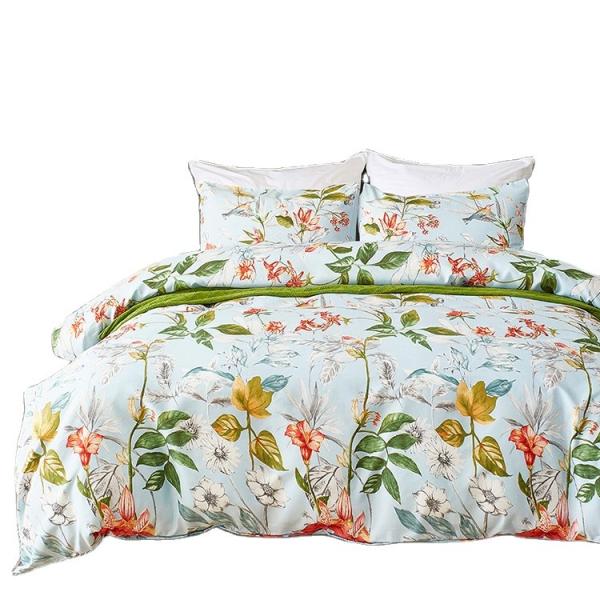 Quality Girls Bed Sheet Fitted Beddings Bed Sheet Sets with Customized Color Flower for sale