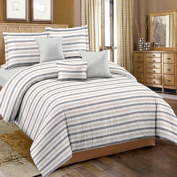 Quality Customized Yarn Dyed Plaid Stripe Bedding Set Sheet Pillowcase Sets is for sale