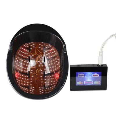 China Transcranial Brain Stimulation 810nm Infrared Light Photobiomodualtion Helmet For Parkinson Treatment for sale