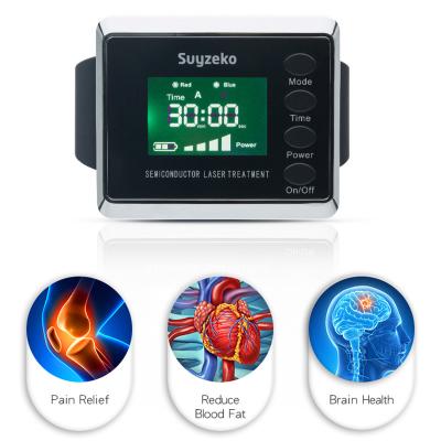 China 650nm 450nm Cold Laser Therapy Wrist Watch For Diabetes Treatment for sale