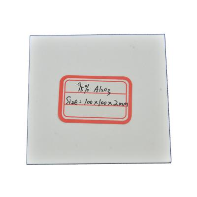 China White High Temperature Alumina Oxide Ceramic Substrate With Dielectric Constant Of 9.6 for sale