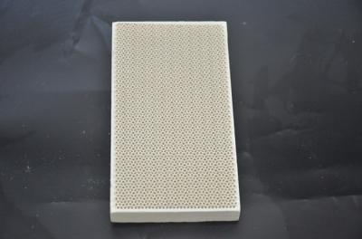 China Infrared Honeycomb Ceramic Burner Plate Cordierite For LPG 132 * 92 * 13mm for sale