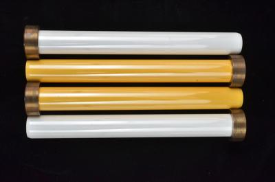 China Cor revestida cerâmica industrial do amarelo do atuador da alumina dos pistões da resistência de desgaste à venda