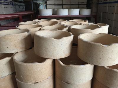 China Hochfeste refraktäre Brennhilfsmittel-Tonerde-keramische Tiegel-Verschleißfestigkeit zu verkaufen