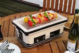 China ST25 BBQ home use Barbecue Set Japanese charcoal ceramic BBQ grill à venda