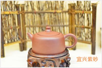 China Grupo roxo do bule da argila da forma da lanterna, bule Eco de Yixing do chinês - amigável à venda