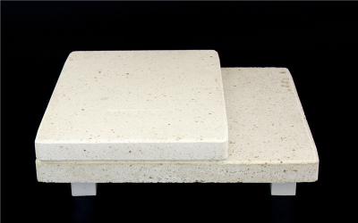 China High Temperature Mullite Kiln Shelves Refractory Slab For Magentic Materials for sale