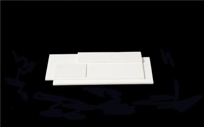 China Fire Resistance Ceramic Cover Plates , High Density Zirconium Plate 100 * 100 * 20mm for sale