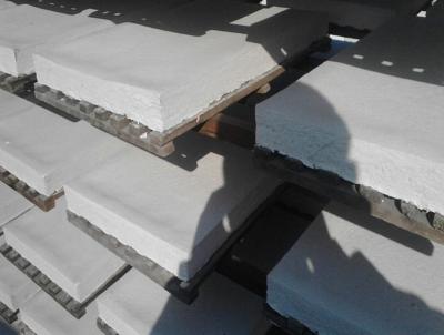 China Panel de fibras de cerámica refractario blanco de la pureza elevada para el horno de alta temperatura en venta