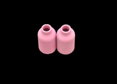 China Pink Aluminum Oxide Ceramic Cups Accessories And TIG Argon Welding Torch Nozzle for sale