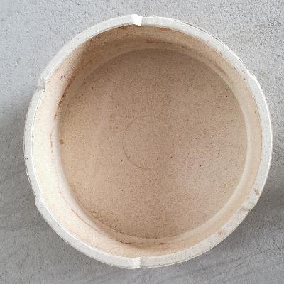 China Ceramic Kiln Furniture Refractory Cordierite Sagger Round High Temperature for sale