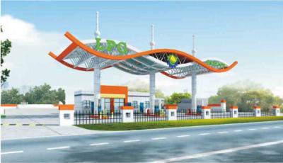 China 250Nm3 20m3 Capacity Gas gasification station 3x32m3 lpg filling plant for sale
