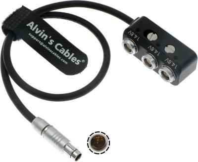 China Run Stop Power Cable ARRI Alexa Mini LF RS 3 Pin To RS 3 Pin And 2×2 Pin 1 To 3 Power Splitter Box For ARRI RED Teradek for sale