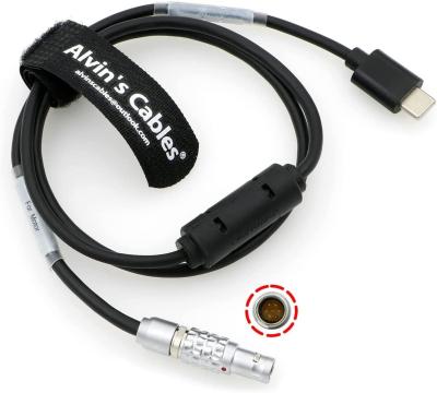 Китай Альвин привязывает кабель Бег-стопа ядра-M для мужчины Pin Tilta BMPCC-4K Canon-C70 7 к типу-C кабелю USB-C RS для Blackmagic продается